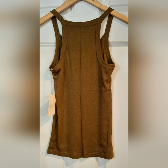 a new day Olive Tank Top - Picture 2 of 2